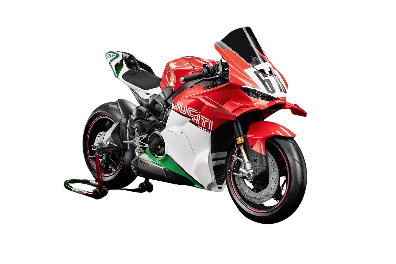 Ducati Genap 100 Tahun, Superleggera V4 Centenario Tricolore Cuma 100 Unit Pakai Rem MotoGP