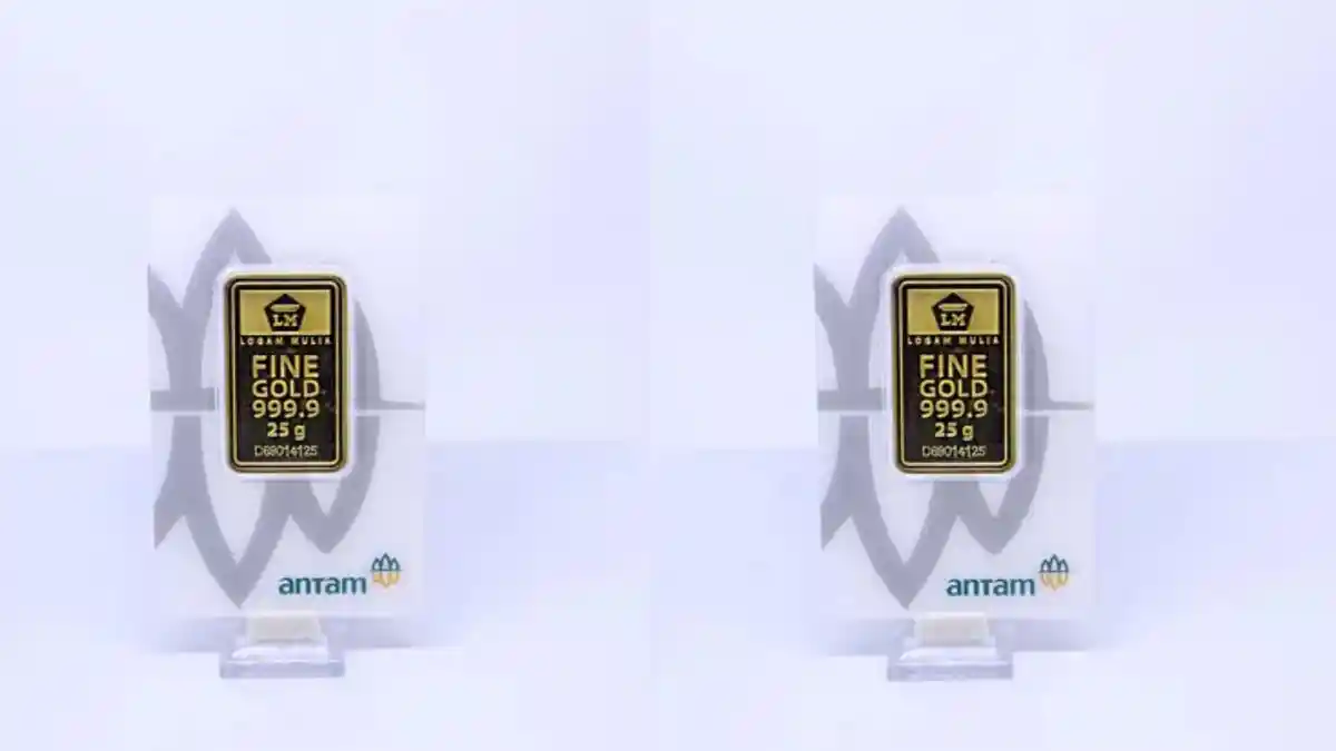Buyback Emas Antam Di Pegadaian Turun Rp3.000, Pemegang 1 Gram Tersisa Rp2,633 Juta