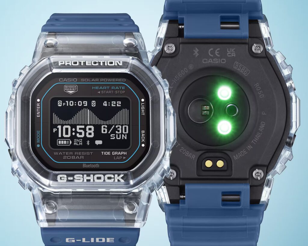 Casio G-LIDE GBX-H5600 Makin Serius Jadi Jam Fitness, 12 Gram Lebih Ringan dengan Sensor Kesehatan Baru