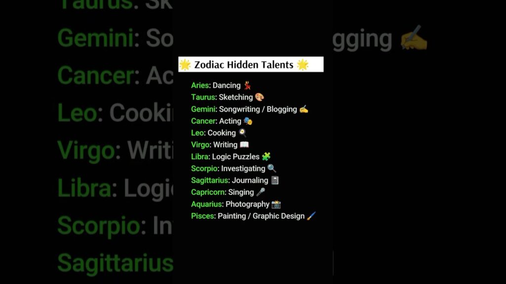 12 Zodiak Dan Bakat Tersembunyi Yang Kerap Muncul Saat Tertekan, Zodiakmu Termasuk?