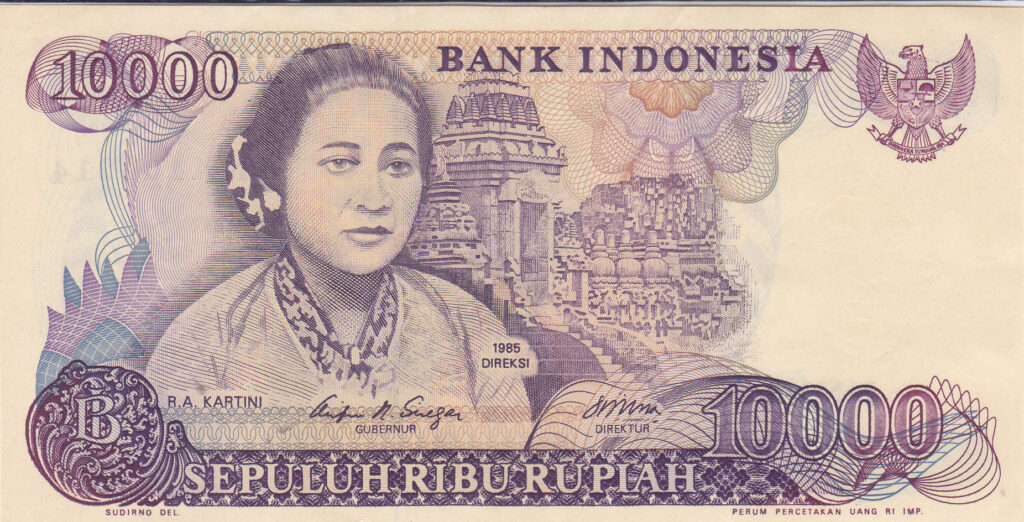 Wajah Kartini Dua Kali di Rupiah, Dari Rp 5 Tahun 1953 Ke Rp 10.000 Tahun 1985
