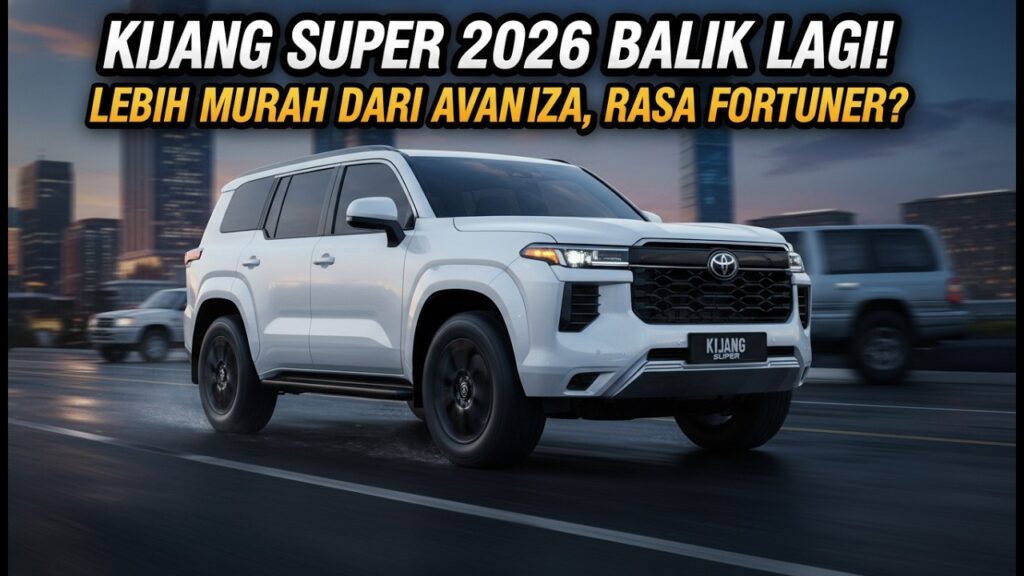 Toyota Kijang Super 2026 Kembali ke Akar, RWD Legendaris Bertemu Hybrid 25 Km per Liter