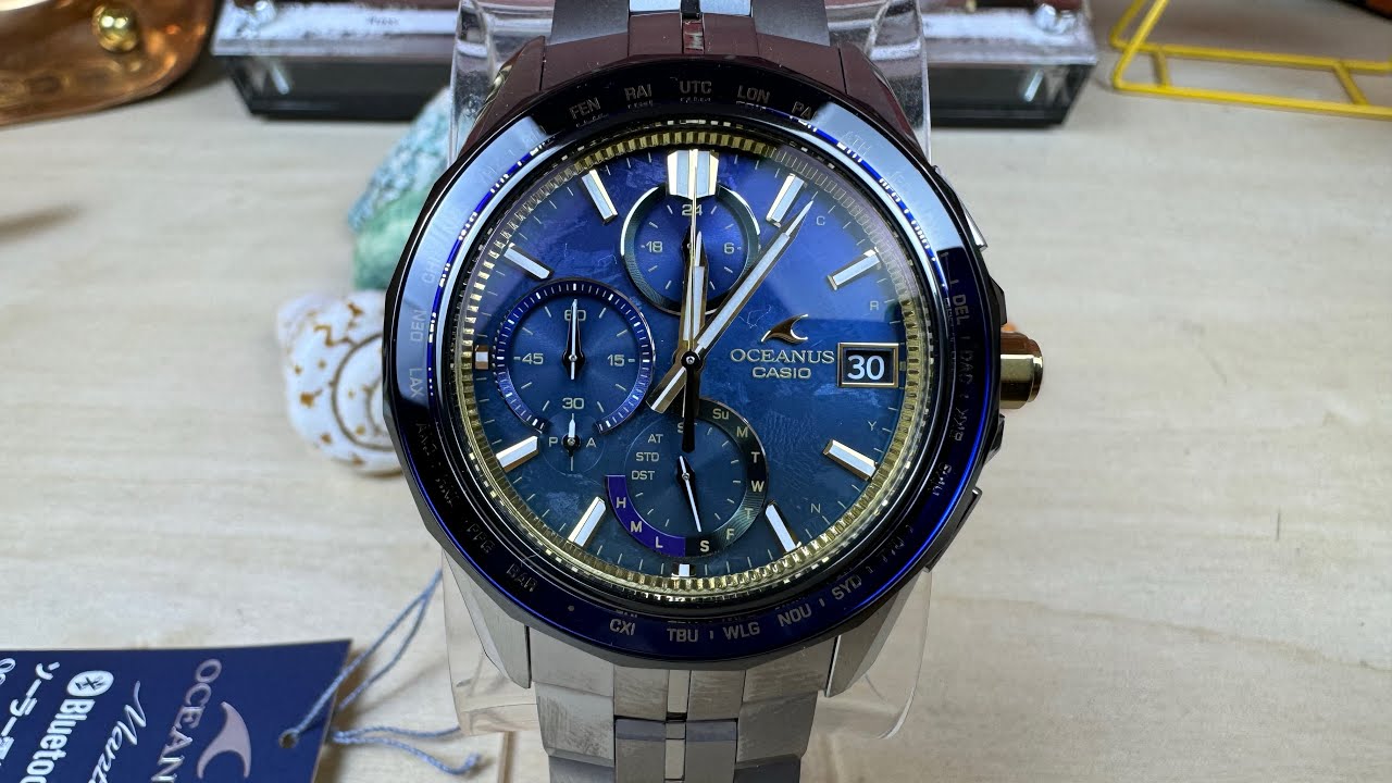 Casio Oceanus Biru Edisi 800 Unit, Dial Awa Indigo Yang Sulit Diabaikan