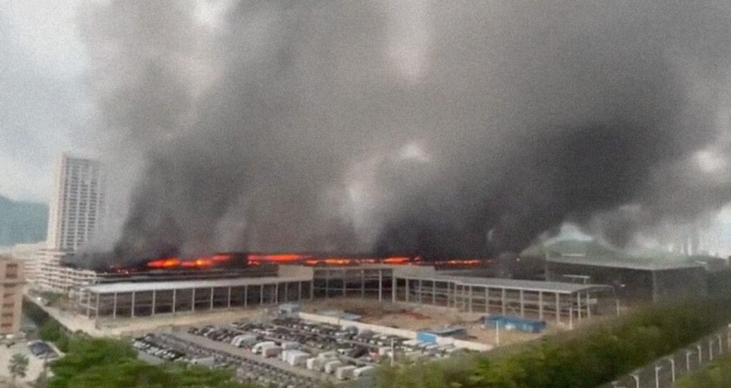 Garasi Uji BYD Terbakar Di Shenzhen, Api Bukan Dari Baterai