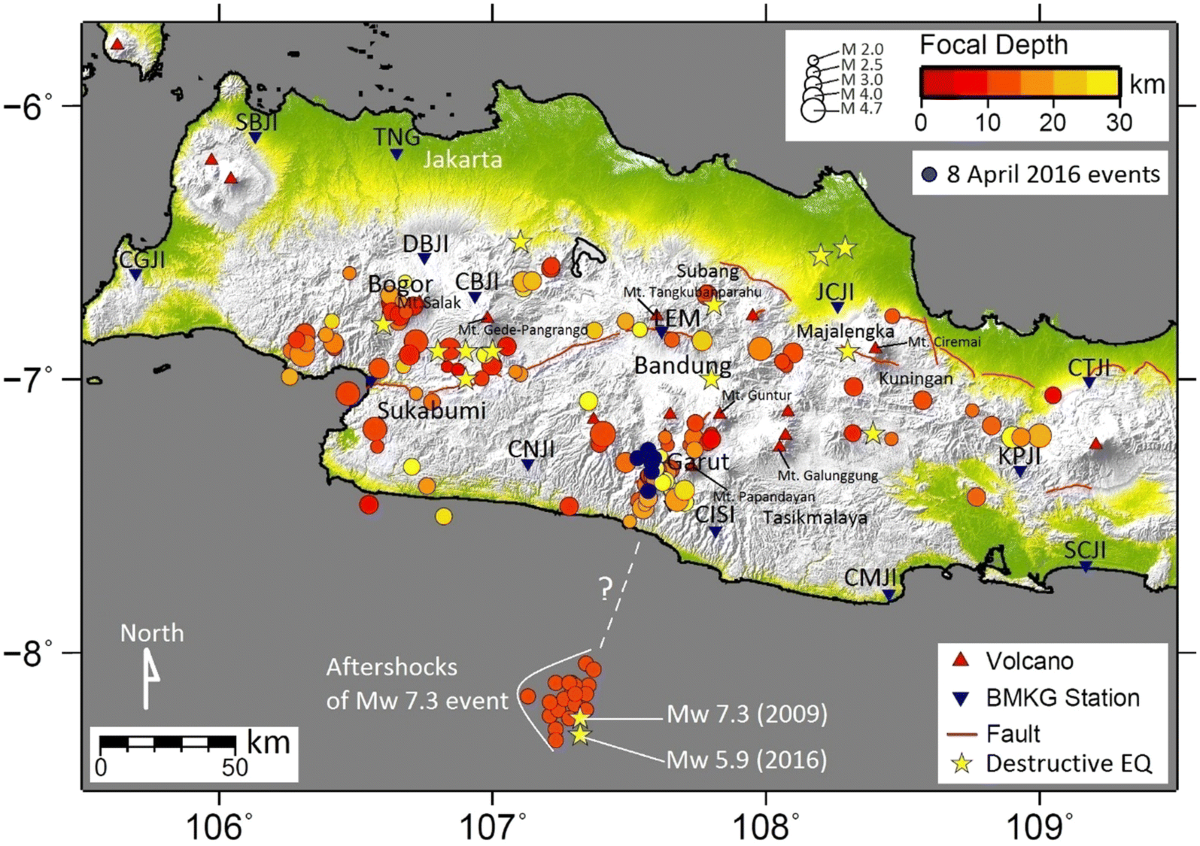 Bandung Di Bayang-Bayang Gempa 7 M, Patahan Sesar Lembang Terbagi Tiga Segmen