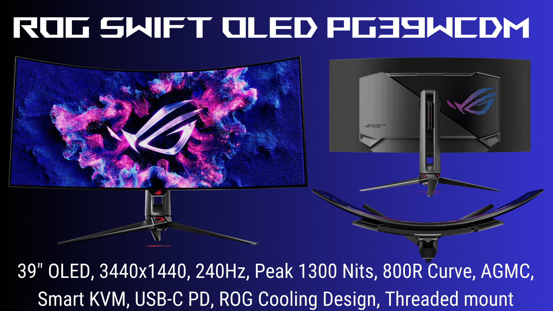 Asus Naikkan Standar Monitor Gaming, Ultrawide OLED 280 Hz Dengan Puncak 1.300 Nit