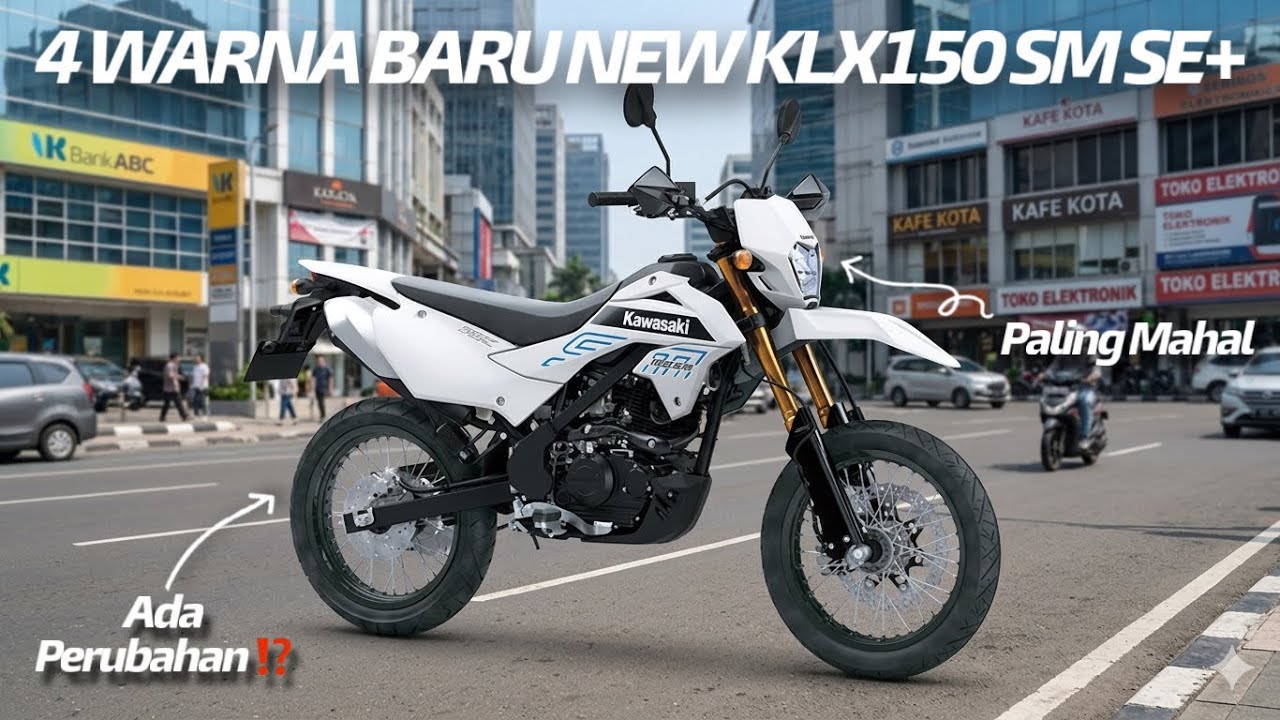 Warna Baru KLX150 SM SE+ 2027 Muncul, Supermoto Kawasaki Ini Dipatok Rp41,5 Juta