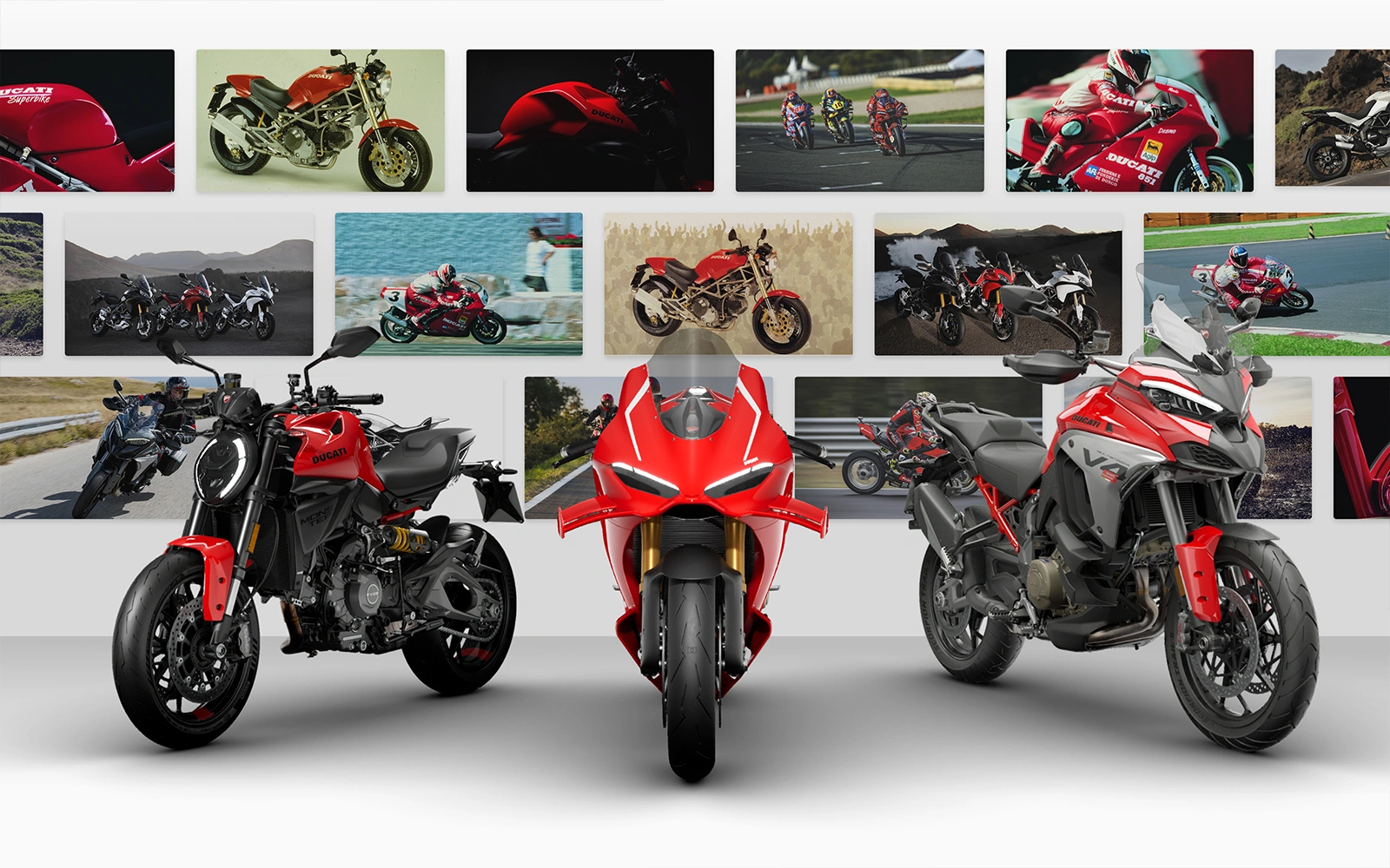 Ratusan Ducatisti Merahkan Bali, 110 Motor Ducati Bentuk Angka 100 di Peninsula Island