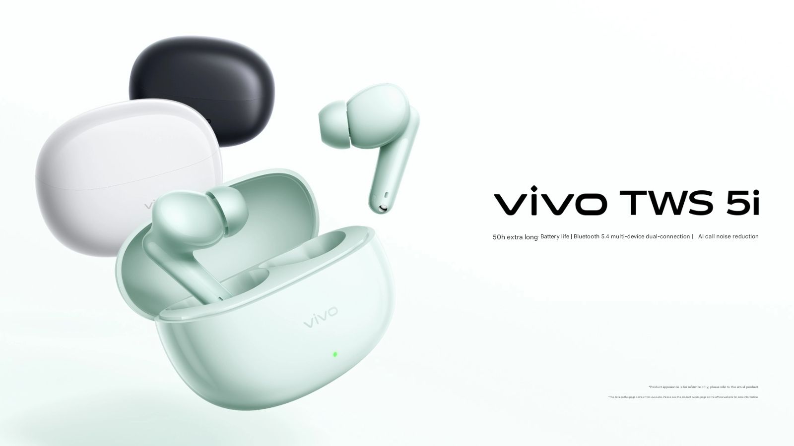 Vivo TWS 5i Bawa 50 Jam Daya Tahan, TWS Ringkas Ini Juga Punya AI Peredam Bising