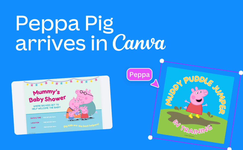 Peppa Pig Masuk Canva, 60 Templat Baru Bikin Desain Anak Jadi Jauh Lebih Mudah