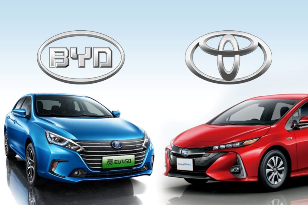 Toyota Masih Raja Global, BYD Mulai Menggeser Merek Jepang di China