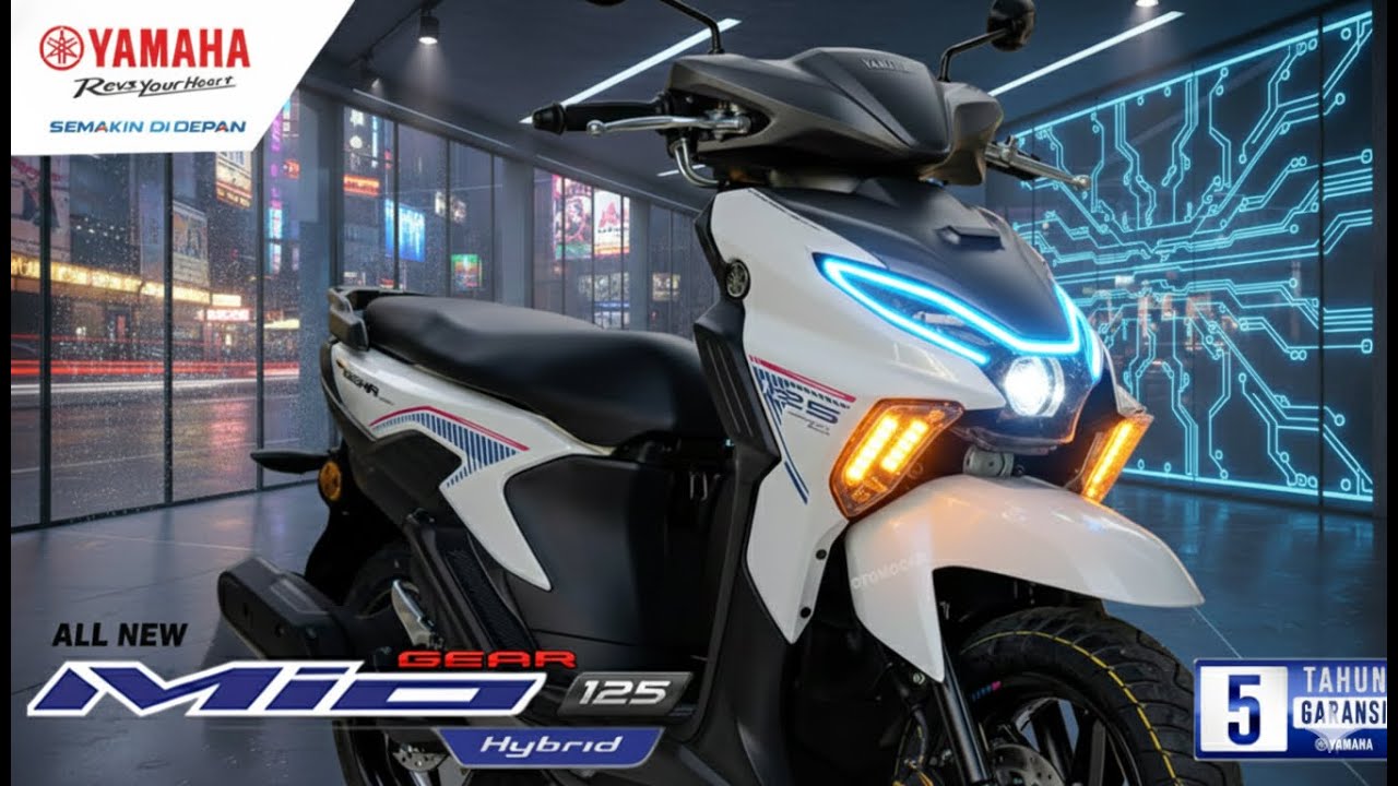 Honda BeAT Masih Sulit Digoyang, Yamaha Gear Hybrid Tembus 61 Km Per Liter