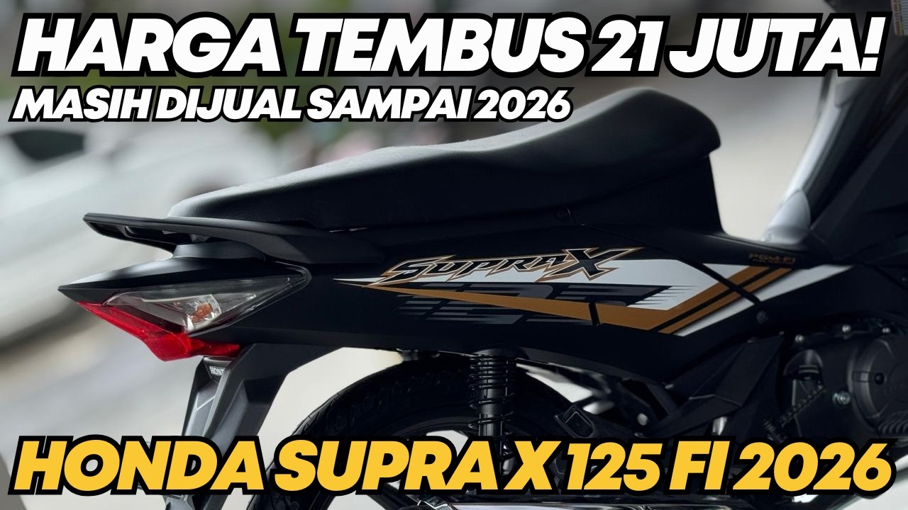 Saat Matik Mendominasi Jalan, Supra X 125 2026 Datang dengan Alasan yang Sulit Ditolak