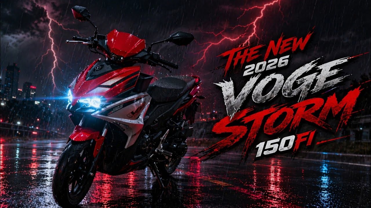 Voge Storm 150 2026 Muncul Dengan Harga Lebih Murah, Wajahnya Mirip Exciter 155