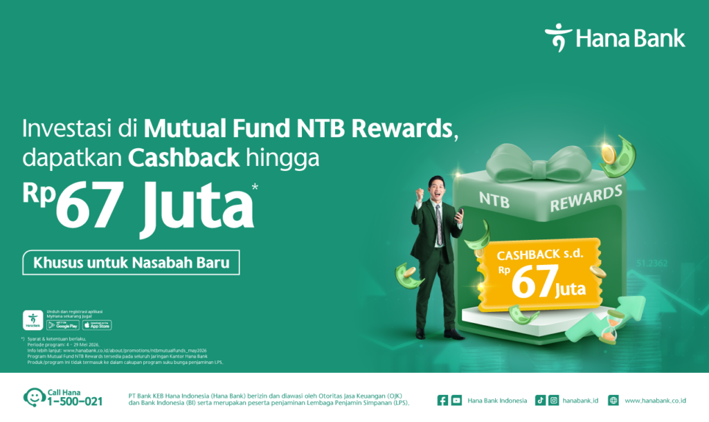 Hana Bank Bawa Reksa Dana Ke LINE Bank, Mulai Investasi Cuma Rp100 Ribu