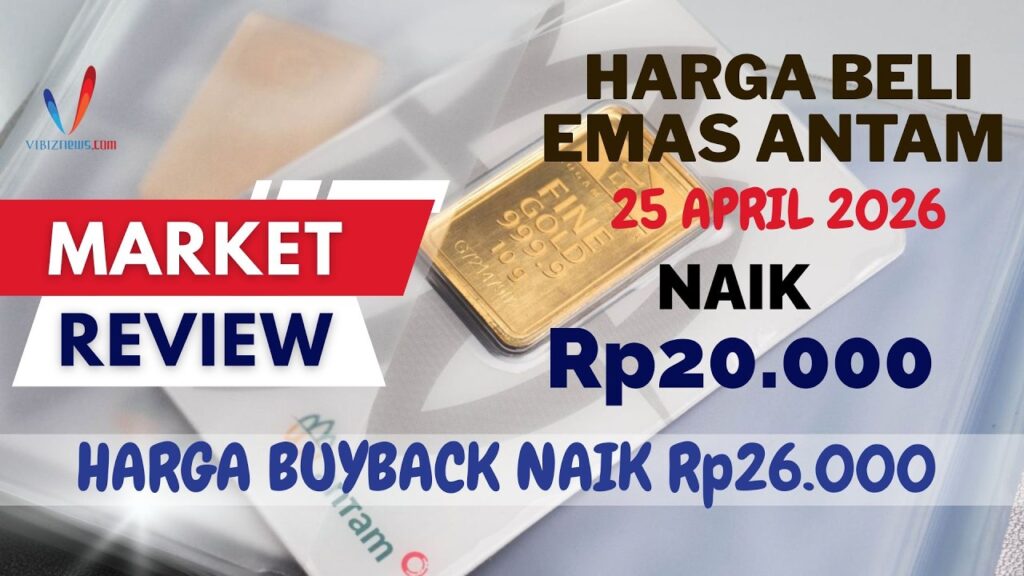 Harga Emas Antam Terkoreksi Rp 13.000 Sepekan, Buyback Jatuh Lebih Dalam Rp 34.000