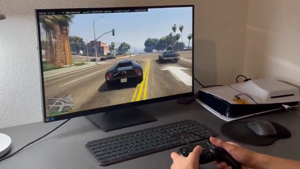 PS5 Disulap Jadi PC Linux, GTA V Melaju Mulus 60fps di Konsol Sony