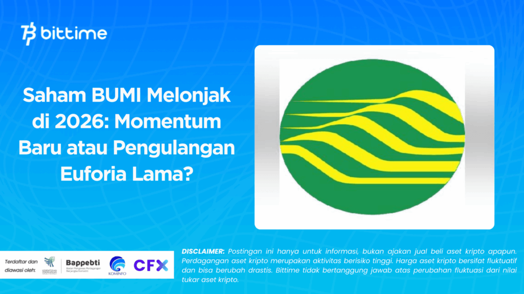 Laba Bumi Resources Meroket 36 Persen, Saham BUMI Langsung Terkerek 4 Persen