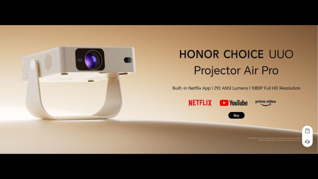 Honor Choice AI Projector Pro Lebih Murah, Tetap Bawa 1080p Dan Auto-Focus