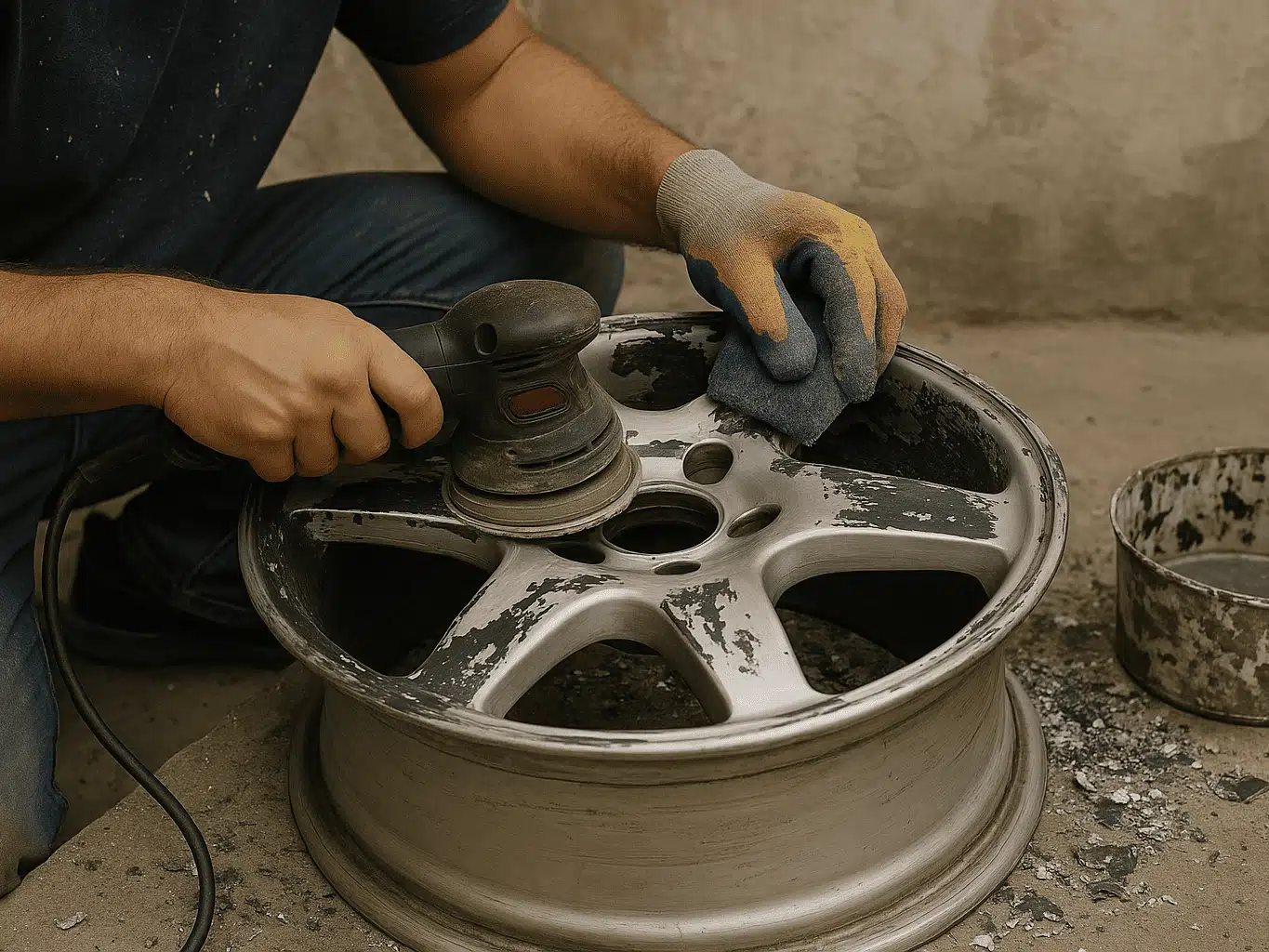 Pelek Motor Kusam Karena Kerak Hitam, Soda Kue Dan Sikat Gigi Bisa Bantu Angkatnya