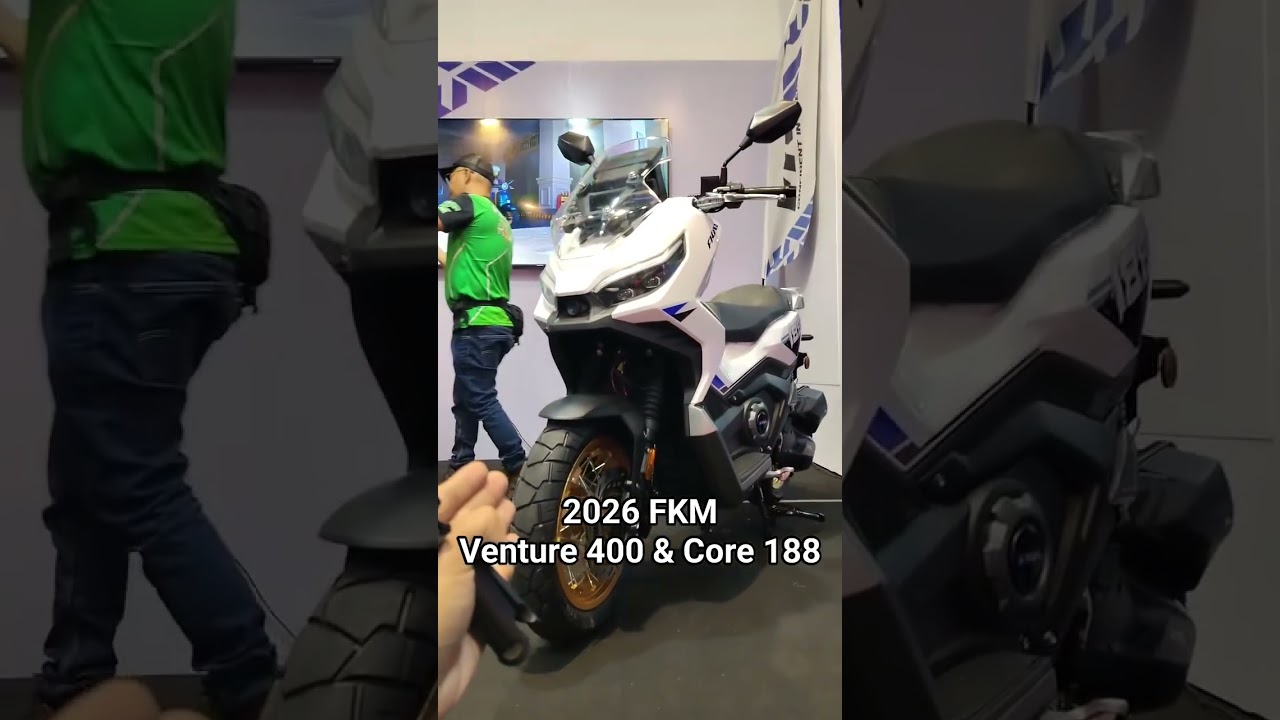FKM CORE 188 2026 Meluncur, Skutik Adventure Murah Ini Bawa Dashcam Bawaan dan TFT 7 Inci