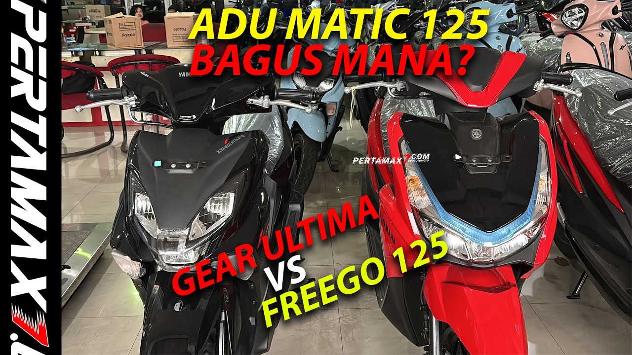 FreeGo 125 Lebih Praktis, Gear Ultima Lebih Gesit di Kota, Mana Paling Pas?
