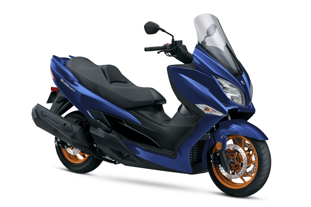 Suzuki Burgman 150 2026 Resmi Meluncur, Wajah Futuristisnya Dibayar Bagasi Lega