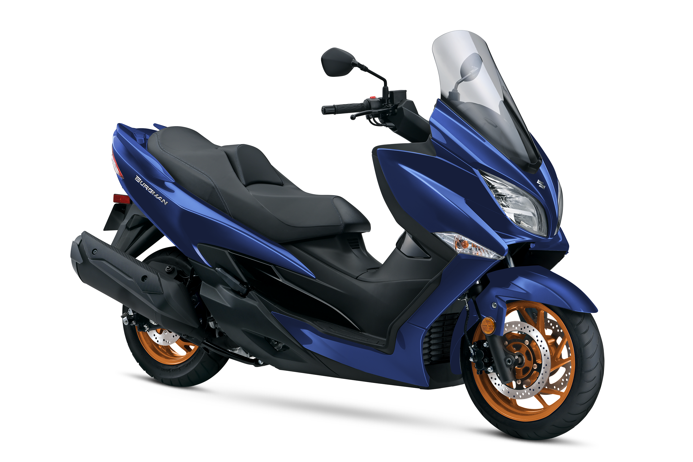 Suzuki Burgman 150 2026 Resmi Meluncur, Wajah Futuristisnya Dibayar Bagasi Lega