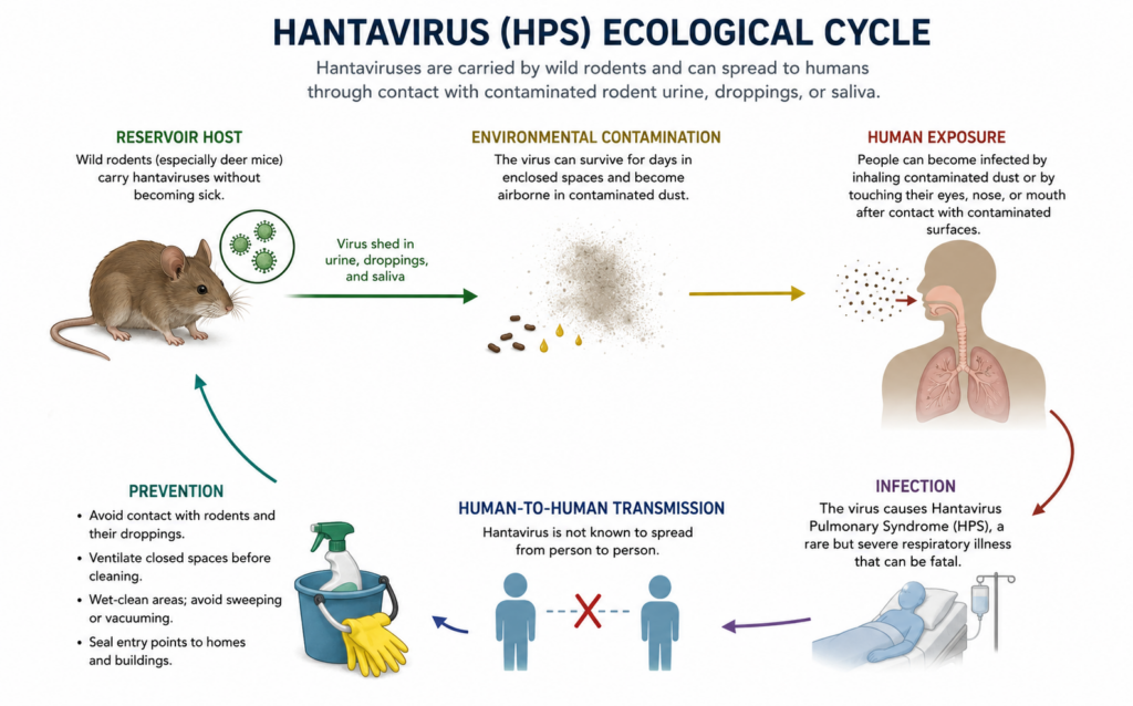 WHO Tegaskan Hantavirus Tak Seperti Covid-19, Penularannya Hanya Lewat Kontak Sangat Dekat