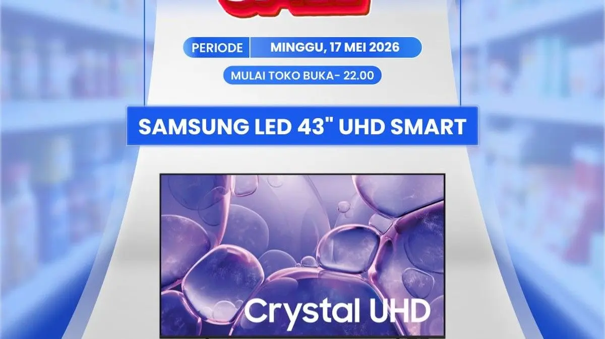 Transmart Bikin Crystal UHD 43 Inci Lebih Menggoda, Saat Minat Smart TV Makin Naik