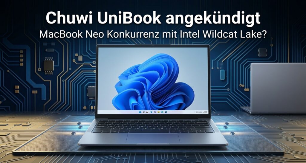 Chuwi UniBook Tawarkan Port Lengkap Dan Layar Lebih Besar, Serang MacBook Neo Dengan Akal