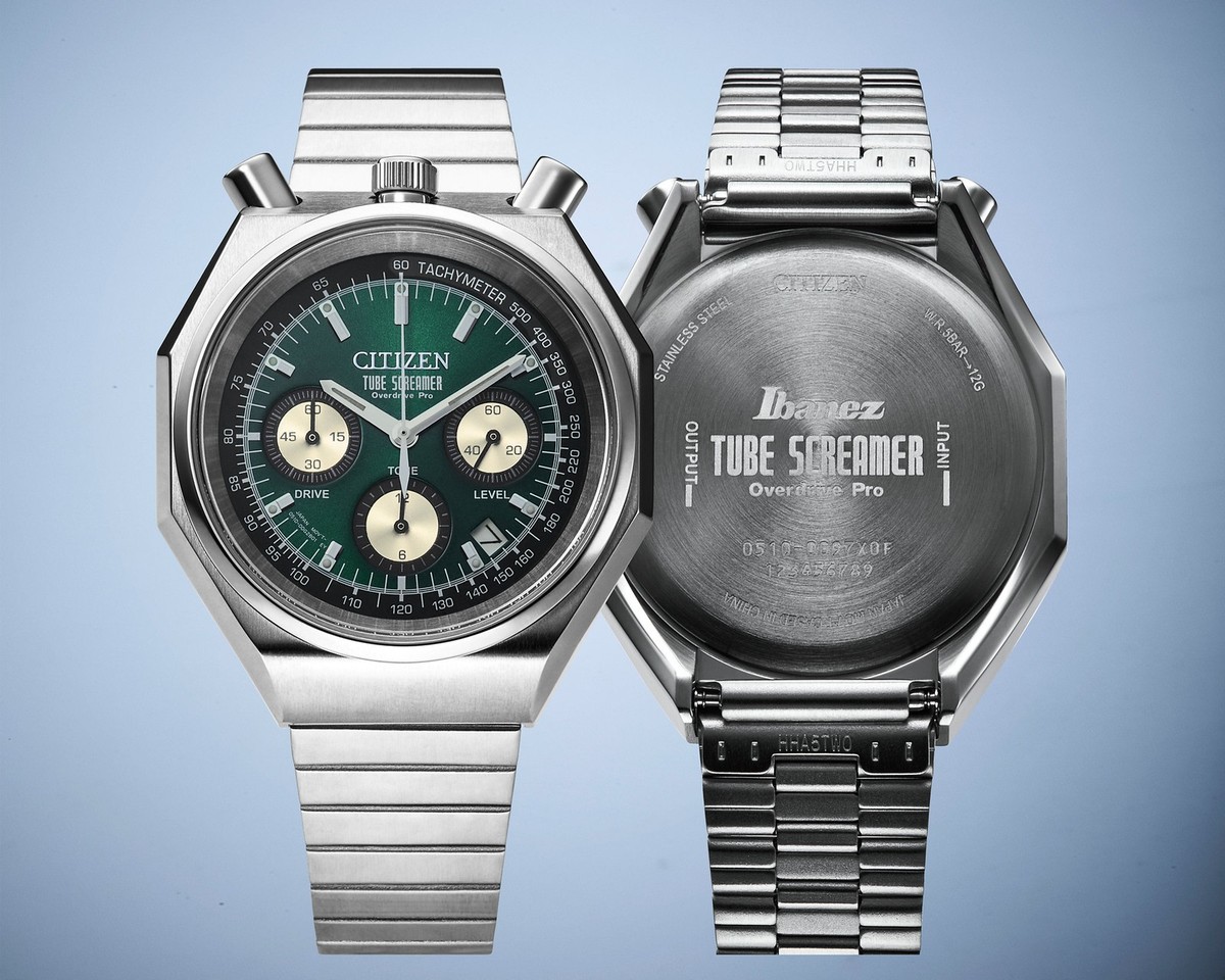 Citizen X Ibanez Rilis Chronograph 500 Unit, Detail Tube Screamer Bikin Kolektor Terpikat