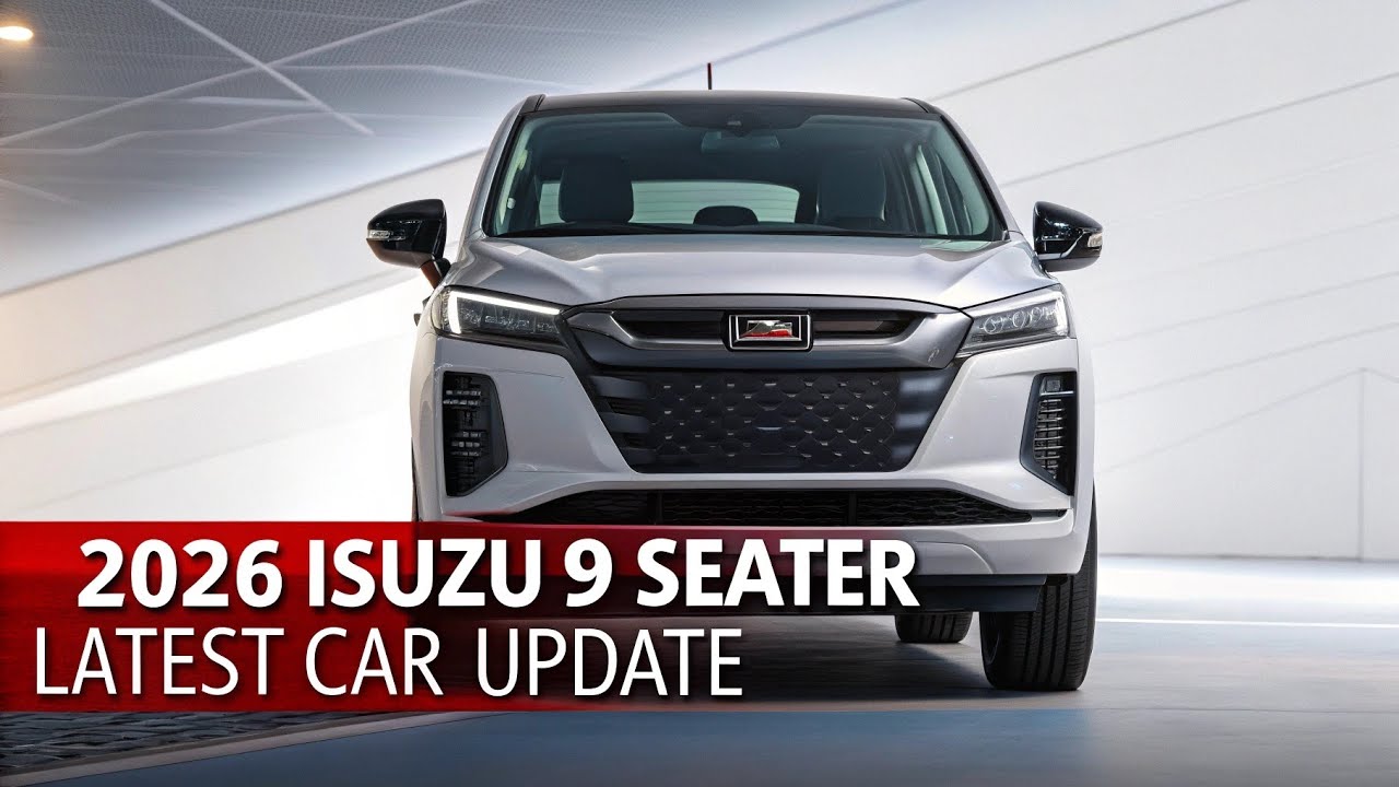 Isuzu 9 Seater 2026 Bawa Aura Panther, Irit Diesel Dan Muat 9 Orang Sekaligus