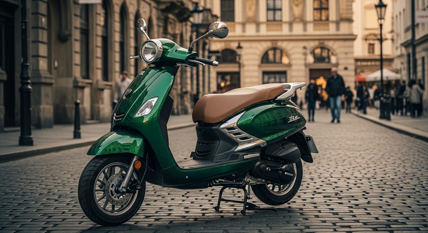 TVS Callisto 125 Emerald Green Tampil Beda, Retro Elegan yang Nyaman untuk Harian