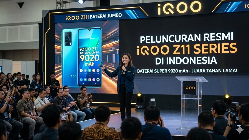 Rekor MURI Pecah, iQOO Z11 Bawa Baterai 9020 mAh Tanpa Jadi Bongsor