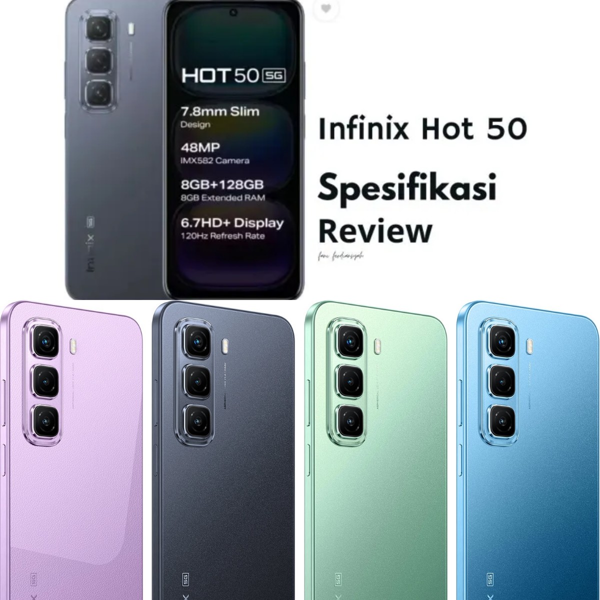 Harga Turun, Infinix Hot 50i Tawarkan Layar 120Hz dan Kamera 48MP di Kelas Rp1 Jutaan