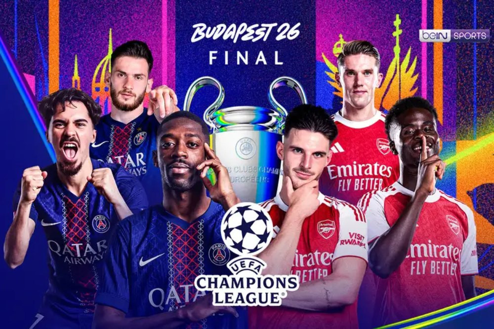 Final Liga Champions PSG Vs Arsenal, Link Live Streaming Dan Duel Pemegang Status Juara Jam 23.00 WIB