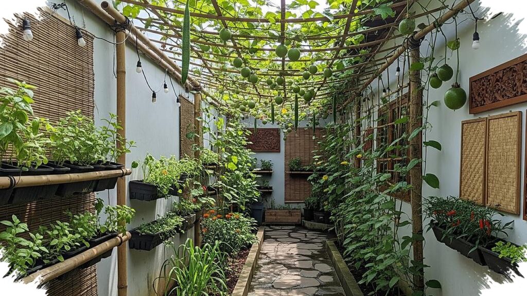 Lorong Sempit Bisa Jadi Teduh Dan Panen, 7 Kebun Rambat Ini Buktinya