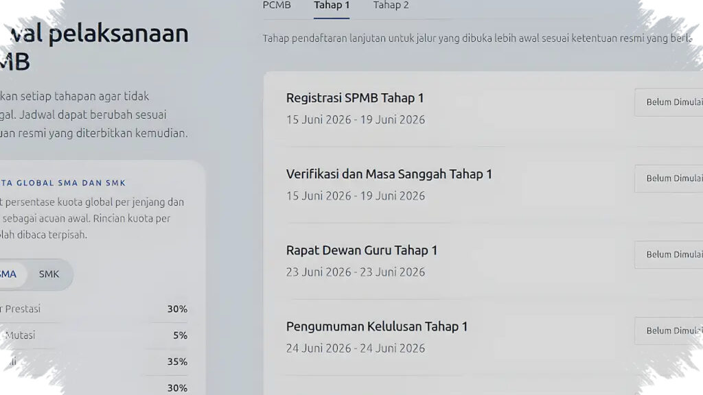 SPMB Jabar 2026 Tahap 1 Dibuka 15 Juni, NIK Harus Beres Sebelum Akun Terkunci
