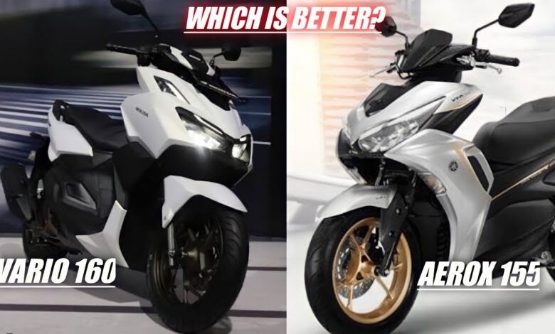 Vario 160 vs Aerox 155 Connected, Dua Skutik Premium dengan Karakter yang Berlawanan