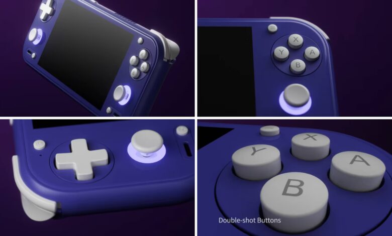 Anbernic RG 55G1 Muncul Bukan Sekadar Render, Desain Ala Switch Lite-nya Mulai Terlihat Serius