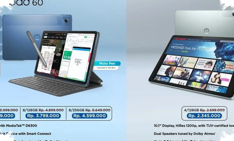 Motorola Bawa 3 Tablet Baru ke Indonesia, Ada Bonus Aksesori dan Vidio 6 Bulan