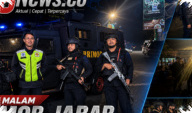 Patroli Malam Brimob Jabar di Lembang, Hadir di Titik Ramai untuk Jaga Rasa Aman