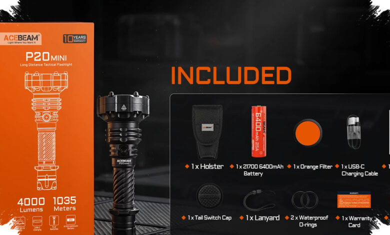 Acebeam Rilis Baterai 21700 6.400 mAh dengan USB-C, Cadangan Daya Jadi Lebih Praktis