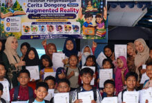 Anak Rumah Baca Riang Menulis Dongeng AR, Literasi Bertemu Teknologi di Bangil