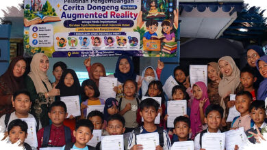 Anak Rumah Baca Riang Menulis Dongeng AR, Literasi Bertemu Teknologi di Bangil