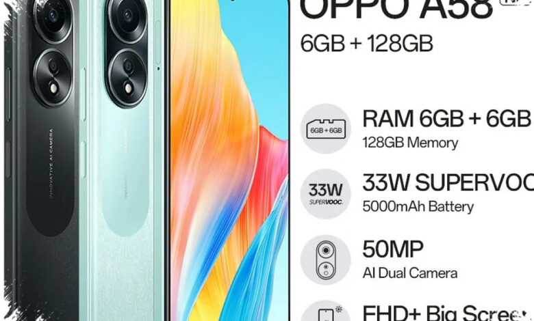 Oppo A58 Rp1 Jutaan Bawa Desain Premium, Kamera 50MP, dan NFC yang Sulit Diabaikan