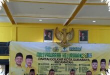 Golkar Surabaya Gerakkan 32 Kelurahan, Konsolidasi Mesin Partai Dipacu ke Akar Rumput