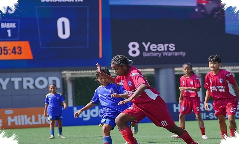 Mental Putri Muda Langsung Diuji di Soccer League All Stars, Laga Pembuka Berlangsung Ketat