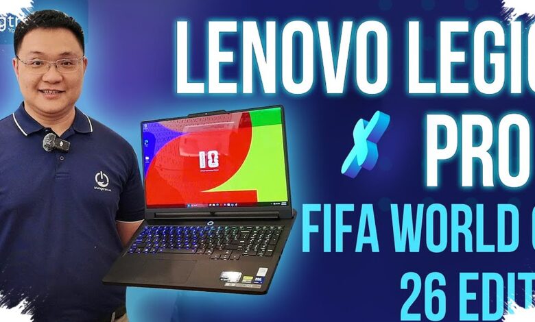 Lenovo Bawa Edisi FIFA World Cup 2026, Legion Pro 7i Tampil dengan Pendingin 250W